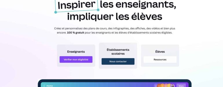 Canva enseignant