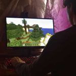 Un joueur de Minecraft